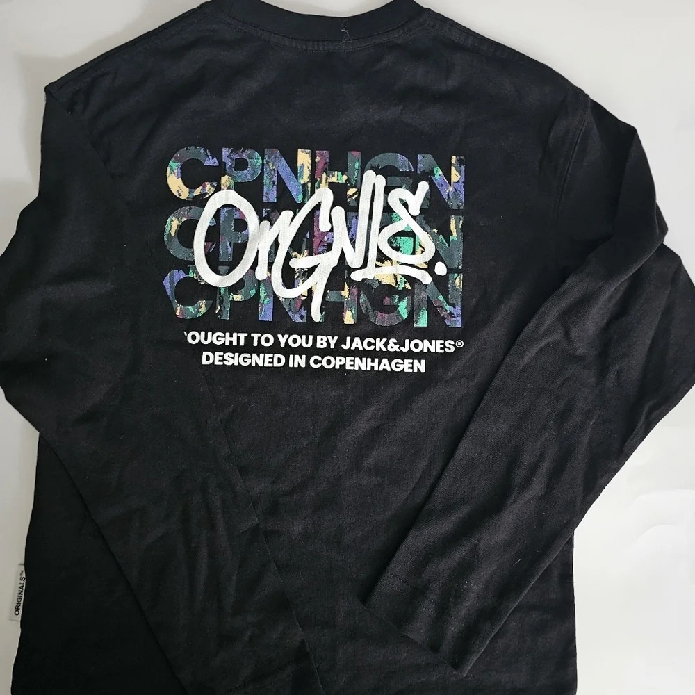 Jack and Jones Copenhagen Long Sleeve Graphic Tee - Picture 4 of 5